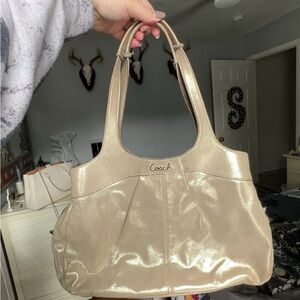 Coach Gold Shoulder Bag